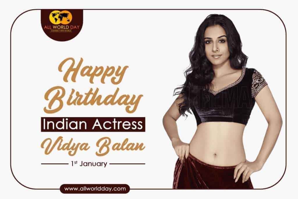 Happy Birthday Vidya Balan