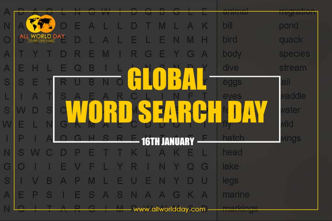 Global Word Search Day