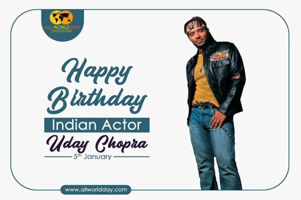 Happy Birthday Uday Chopra