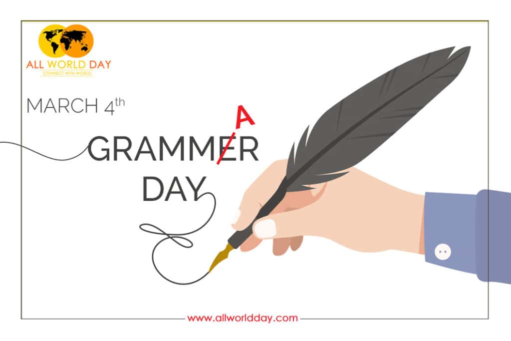 National Grammar Day 2023 : Canada / United States – March 4th international grammar day