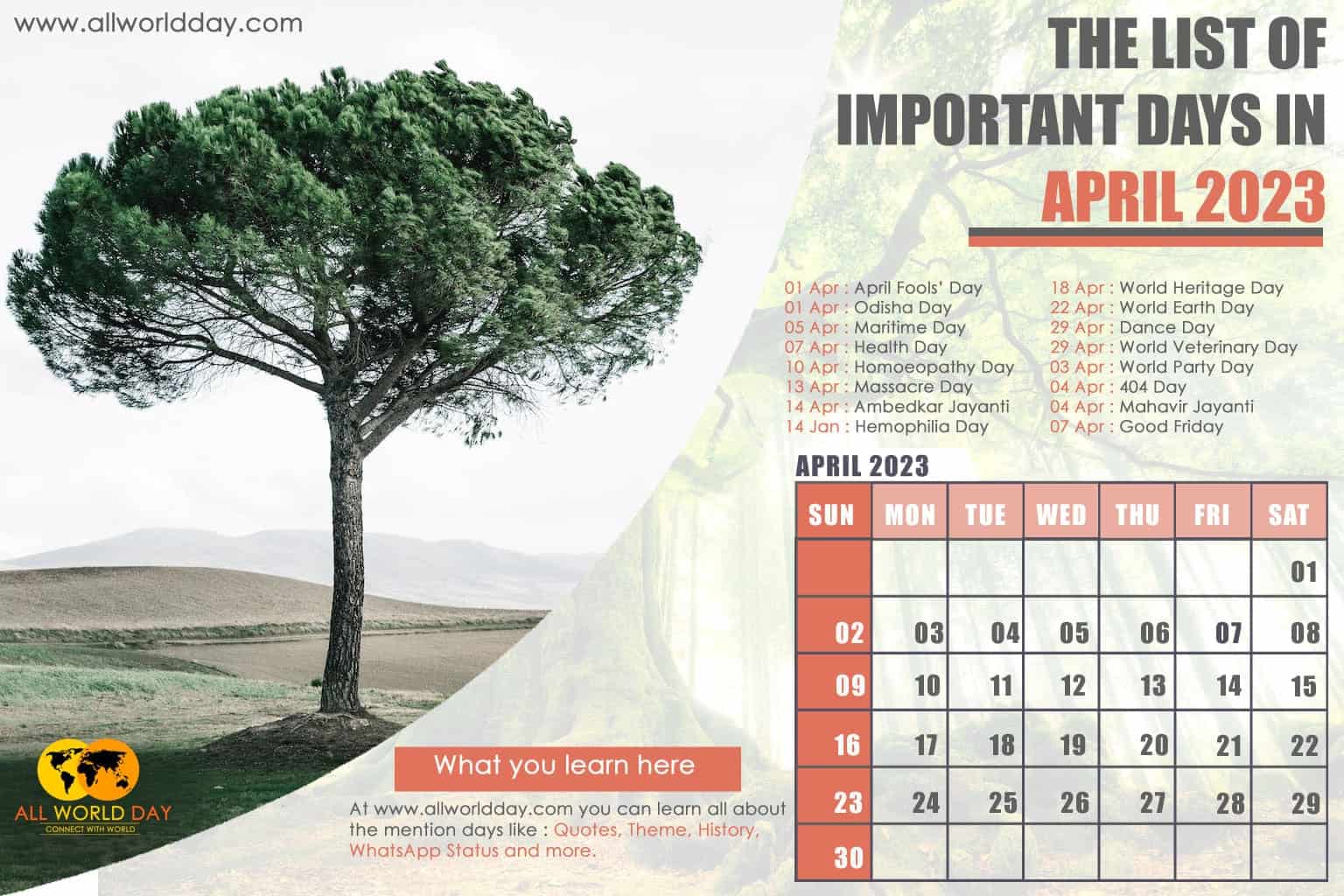 important days in april 2023