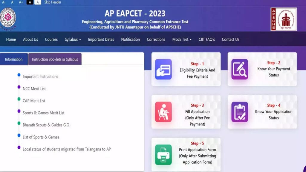 AP EAMCET 2023 Hall Ticket released on cets.apsche.ap.gov.in AP EAMCET 2023 Hall Ticket released on cets.apsche.ap.gov.in