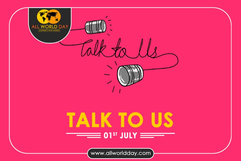 Talk to Us Day 2023: Theme, History, Quotes, Date, Celebration Talk to Us Day 2023