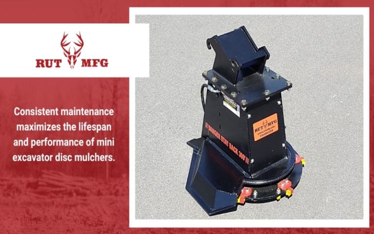 Tips for Proper Maintenance of Mini Excavator Disc Mulchers