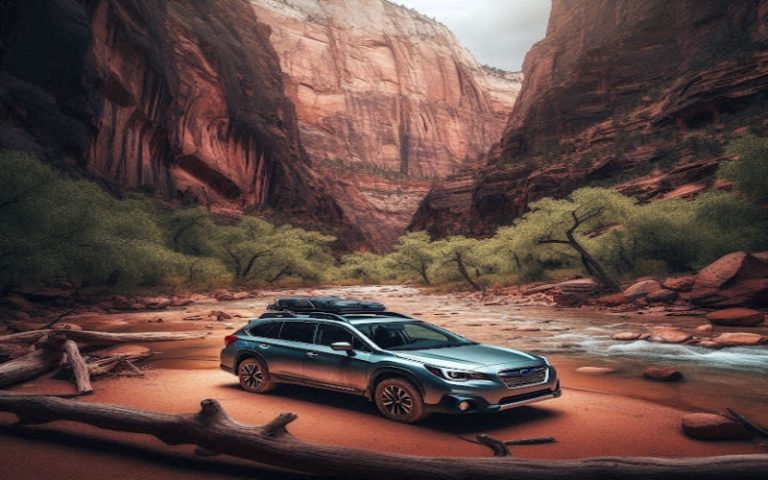 Climbing Adventure in Zion National Forest: Our Journey with a Subaru Outback
